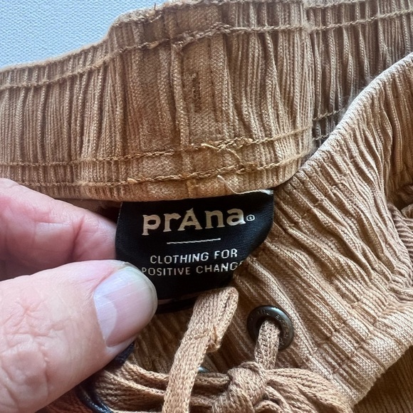 Prana Canyon Camp Pull On Shorts ORGANIC COTTON Earthbound 2XL Tan NWT $75 (D4) - Picture 7 of 11